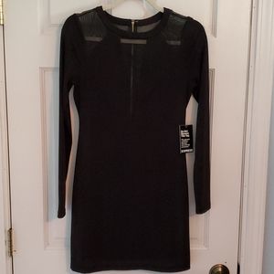 Express Black long-sleeved Dress, NWT